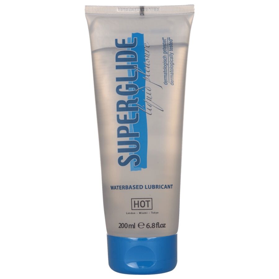 Hot Superglide Liquid Pleasure 200 ml - Lubrificante, kit da 3