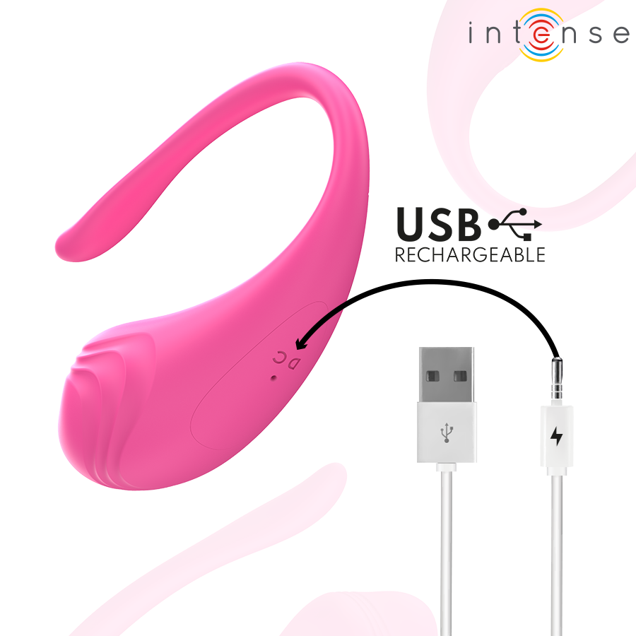 Intense Olivia - Ovetto massaggiante, colore pink - vista frontale