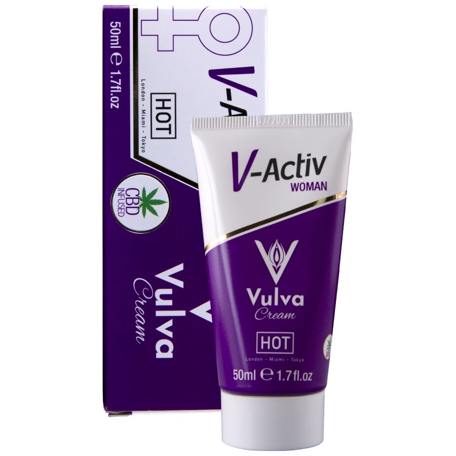 Hot Crema Vulva 50 ml - Lubrificante, kit da 3