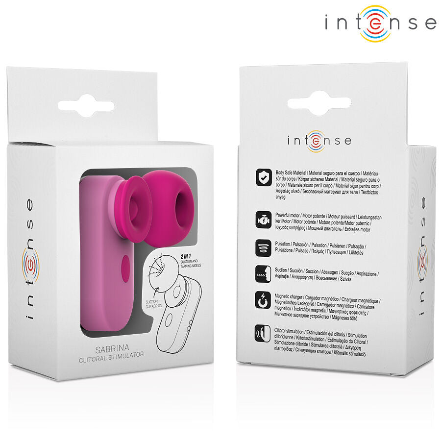 Intense Sabrina - Massaggiatore esterno, colore rosa - vista frontale