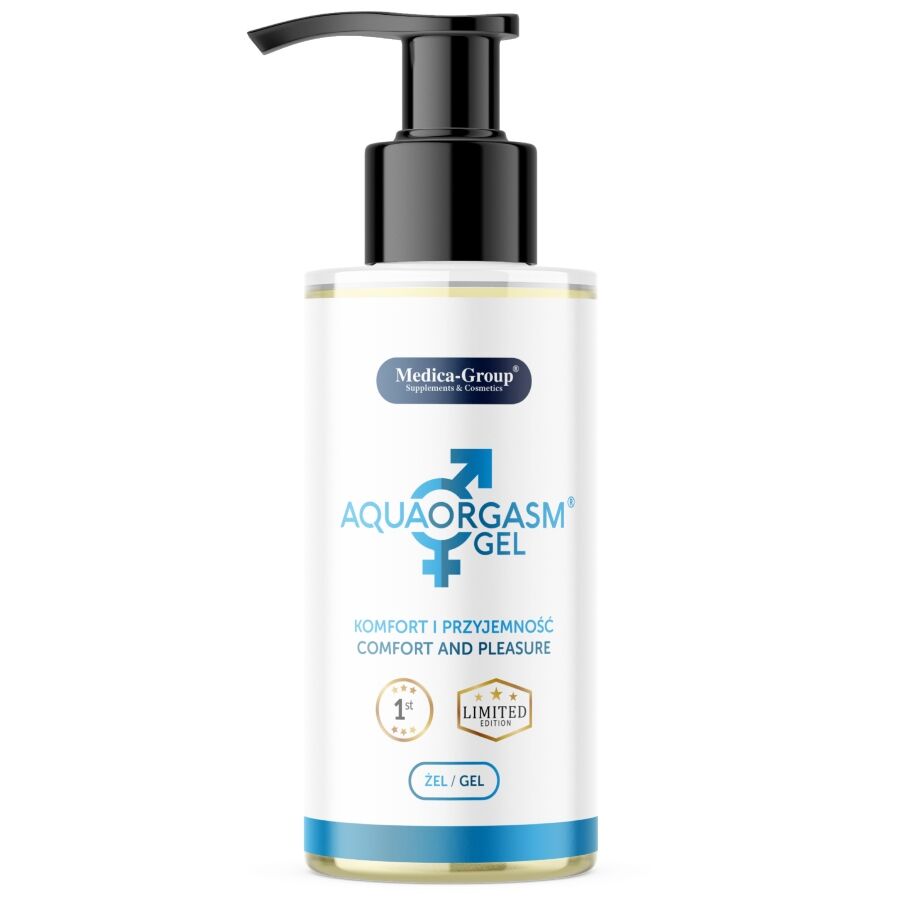Medica Group Aqua Gel 150 ml - Lubrificante, kit da 3 - vista laterale