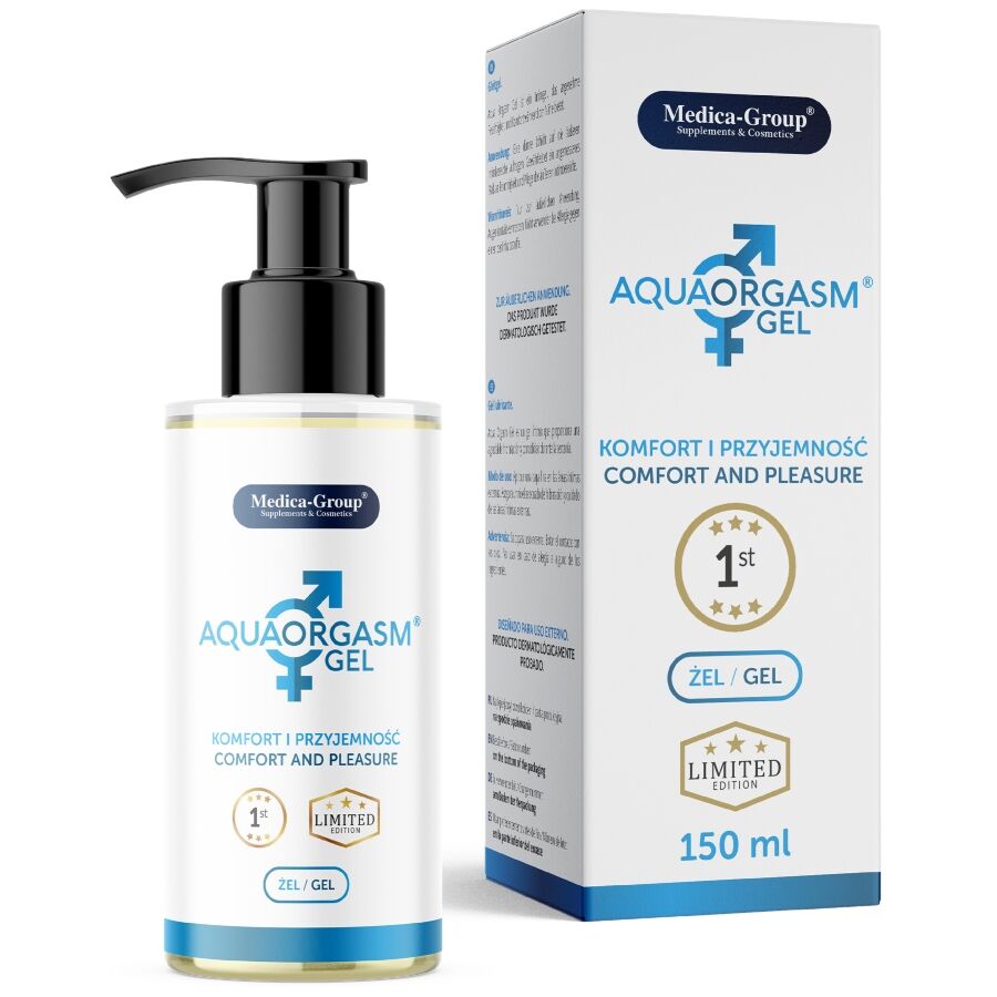 Medica Group Aqua Gel 150 ml - Lubrificante, kit da 3