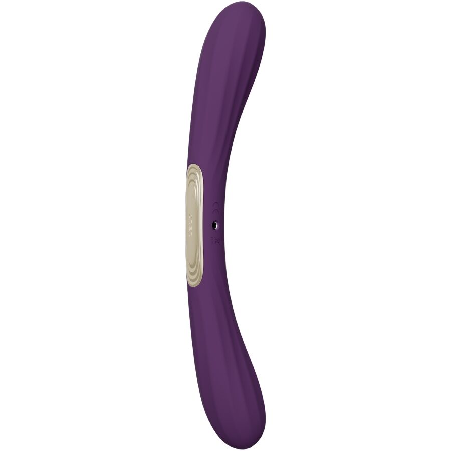 LELO Boomerang - Massaggiatore di coppia, colore estremità viola
