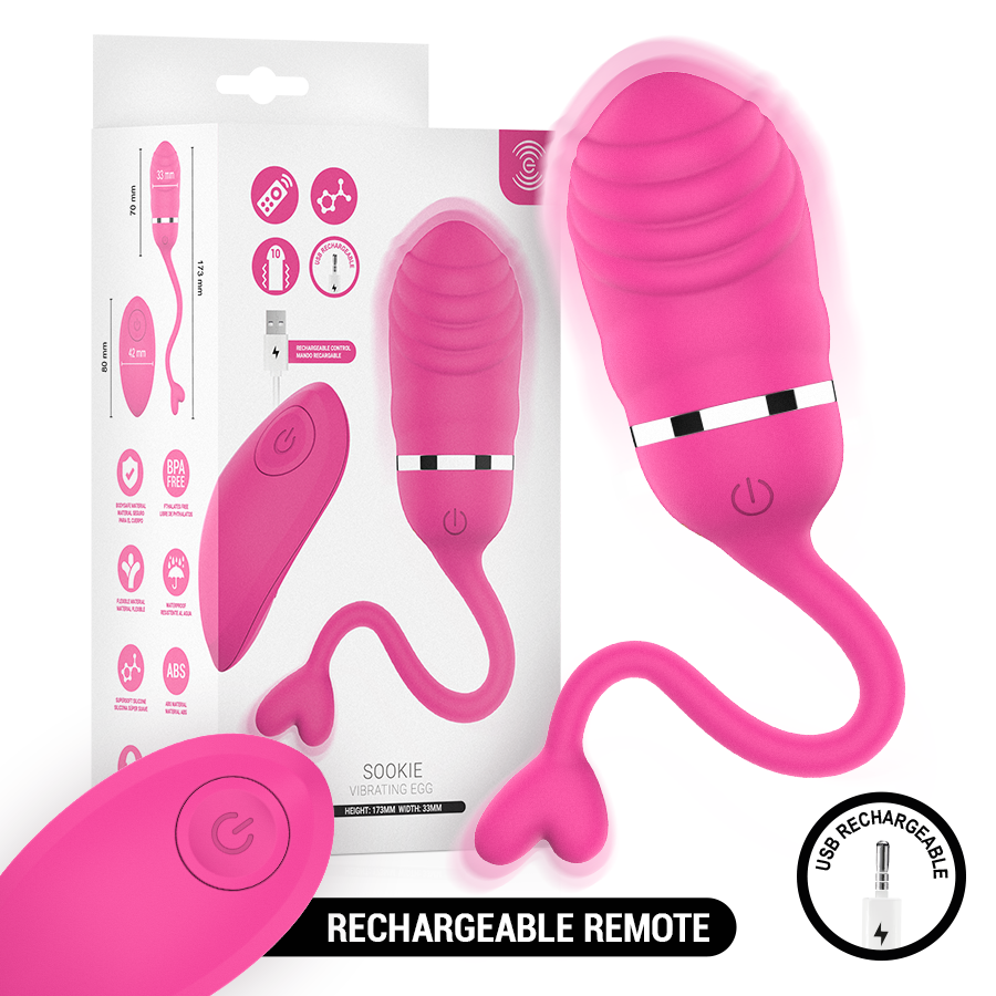 Intense Sookie - Massaggiatore con telecomando, colore rosa