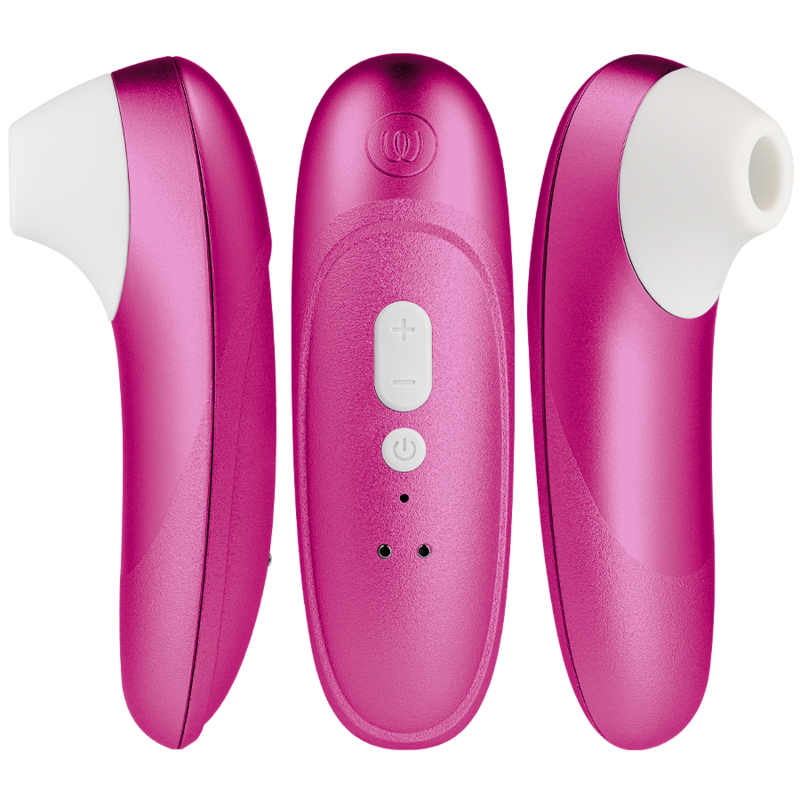 Womanizer Pro - Massaggiatore esterno, colore rosa - vista laterale