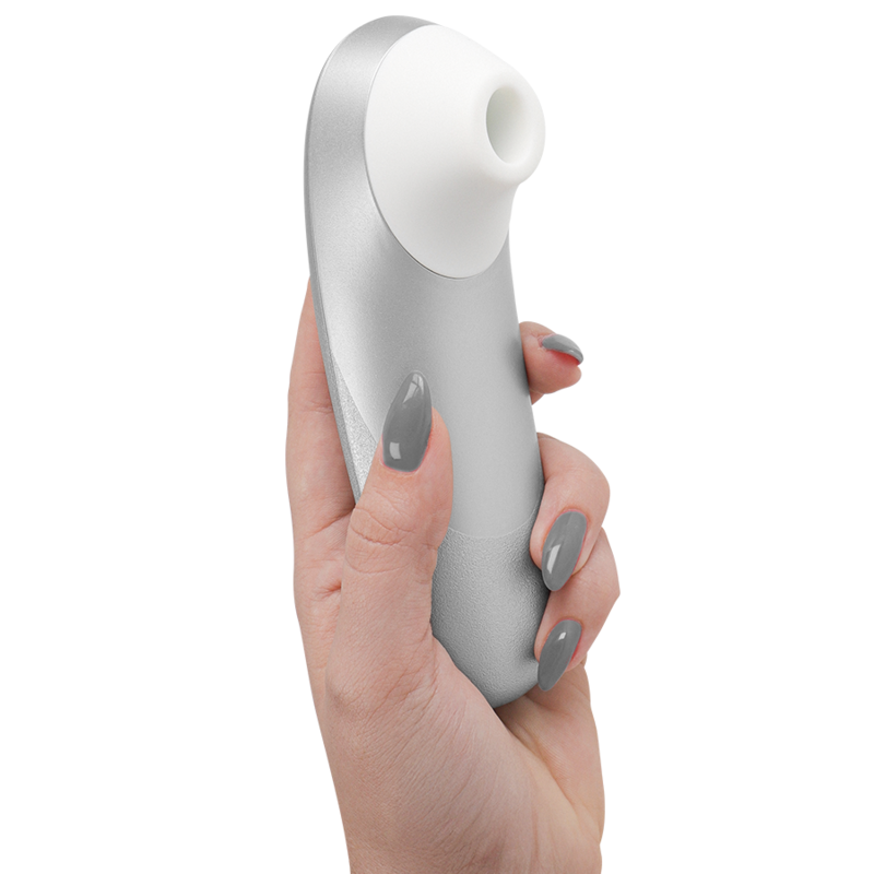 Womanizer Pro - Massaggiatore esterno, colore colore argento grigio - retro