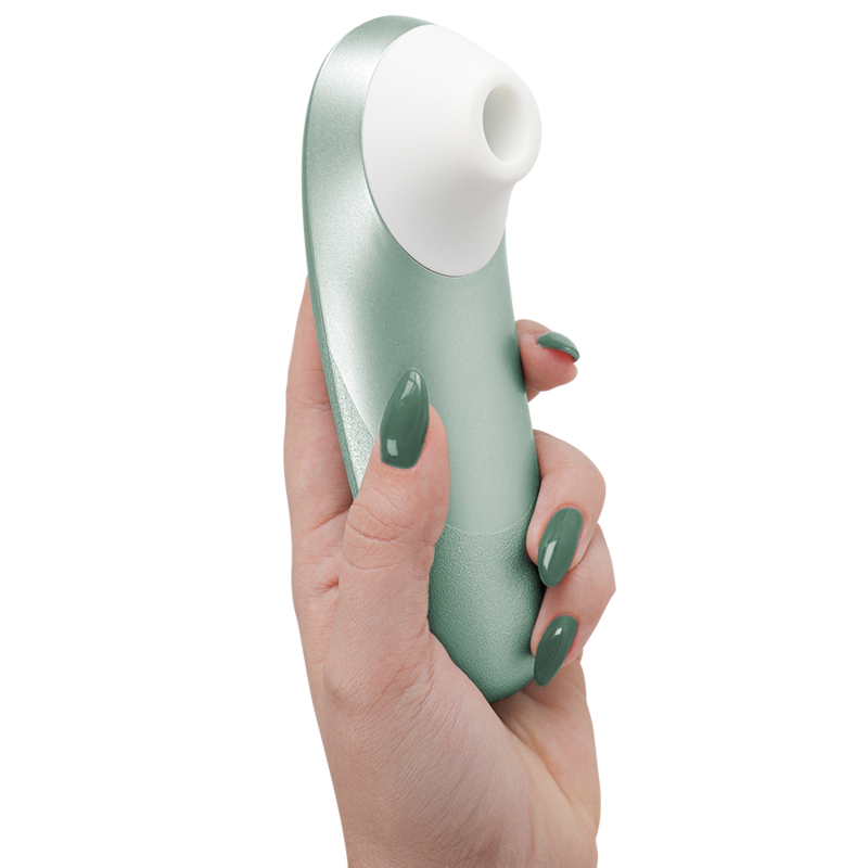 Womanizer Pro - Massaggiatore esterno, colore verde salvia - nella confezione