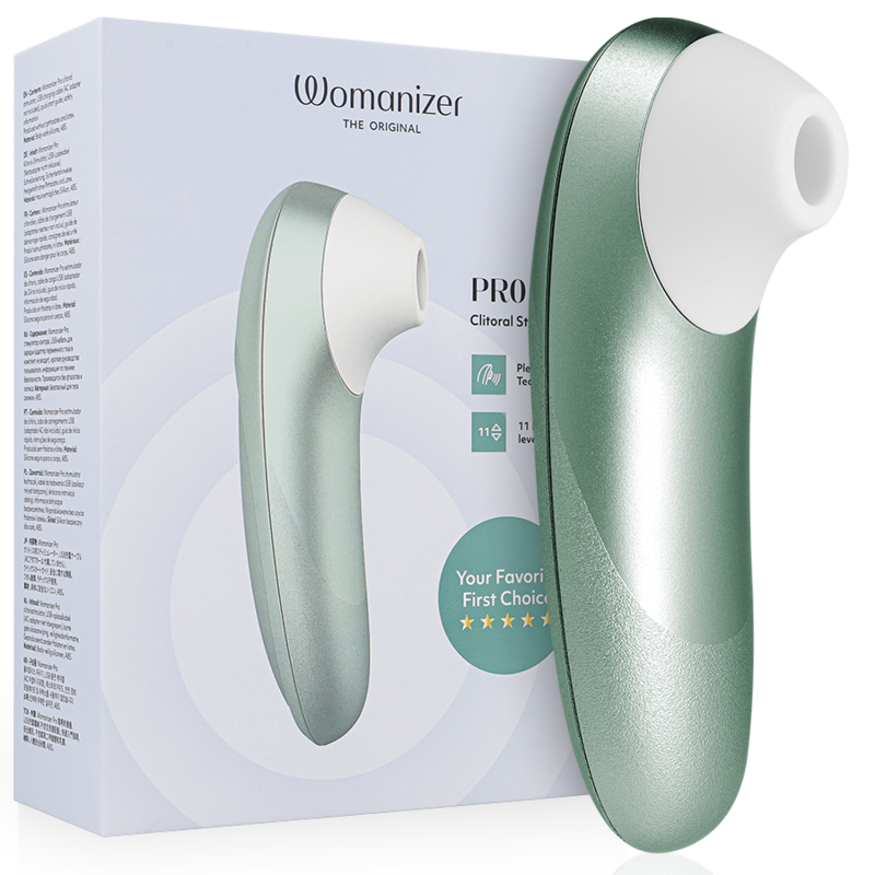 Womanizer Pro - Massaggiatore esterno, colore verde salvia