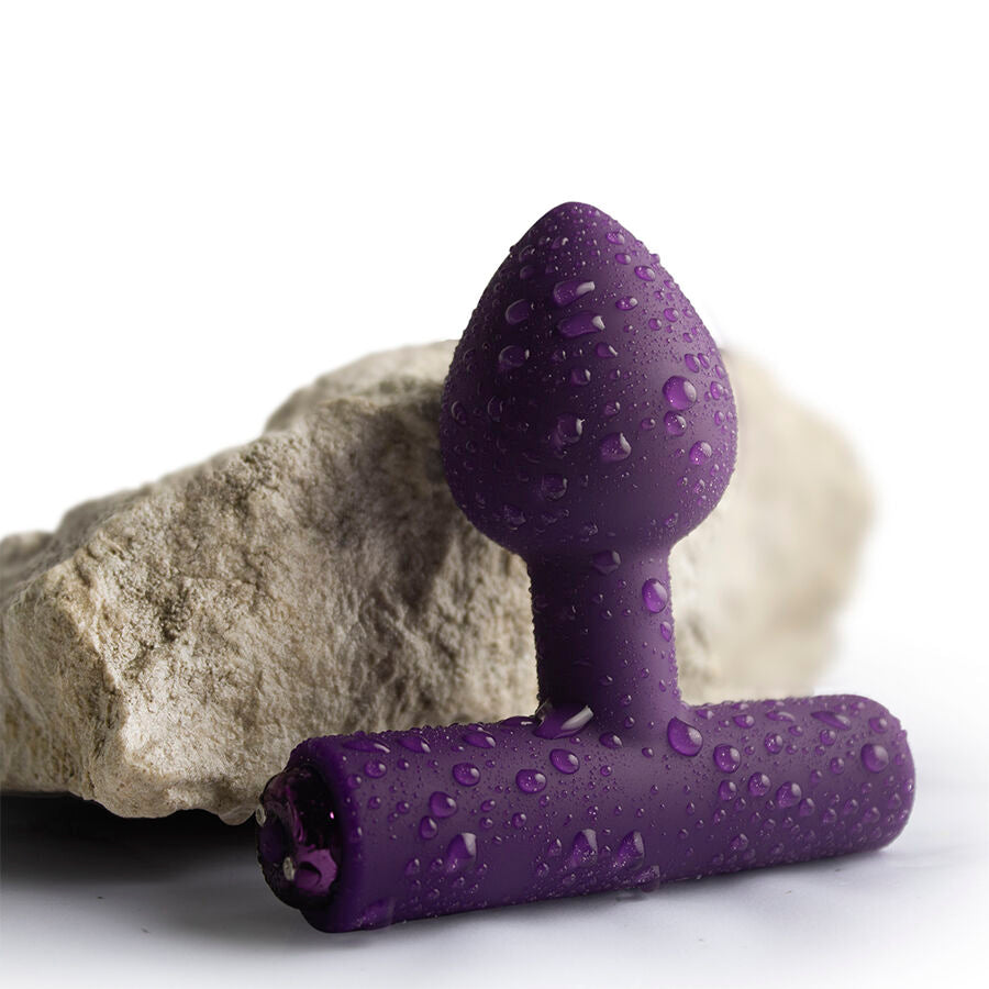Rocks-Off Bacchetta - Accessorio intimo, colore viola - in mano per le dimensioni