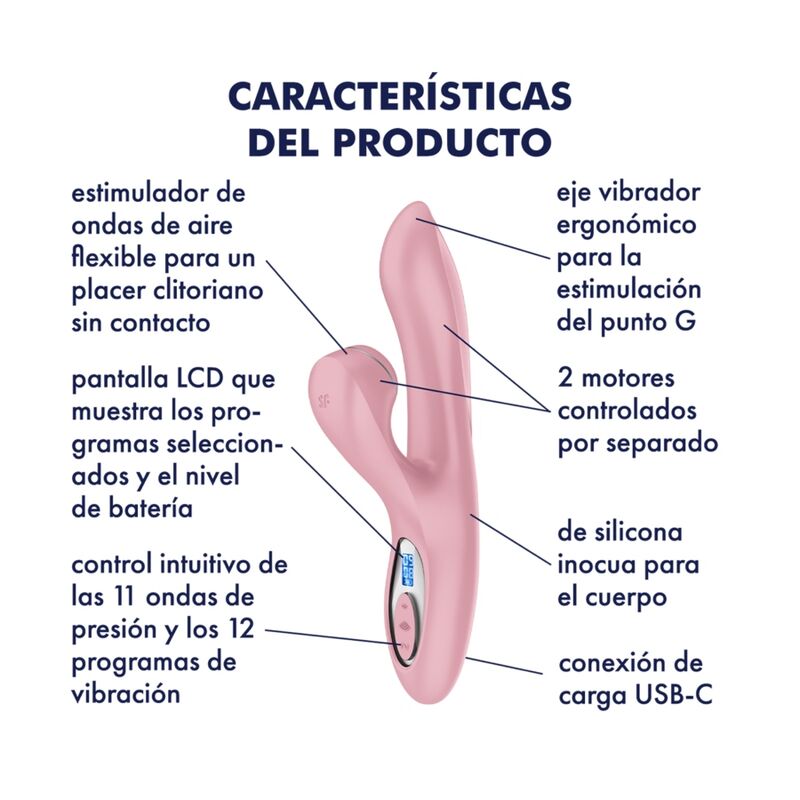 Satisfyer Pro - Massaggiatore curvo - retro