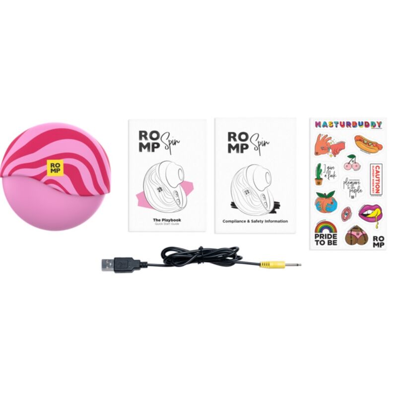 Romp Spin Suction Antitude With Rotating Opening And Chiusure - Massaggiatore ad aria pulsata - nella confezione