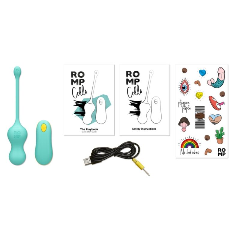 Romp Cello - Massaggiatore con telecomando - nella confezione