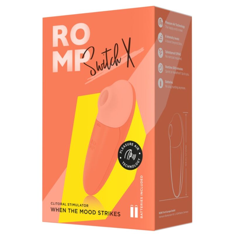 Romp Switch X - Massaggiatore esterno - nella confezione