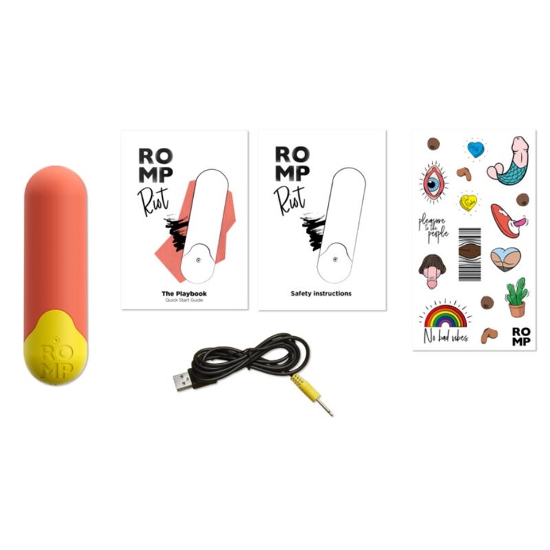 Romp Riot - Mini massaggiatore - in mano per le dimensioni