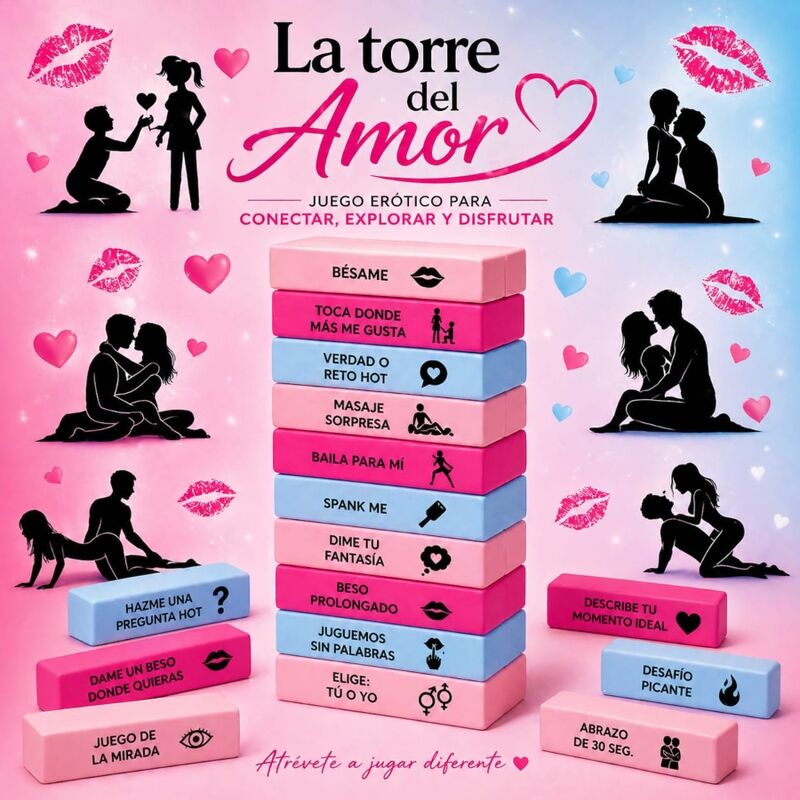 Diablo Picante Love Tower Game - Gioco per la coppia