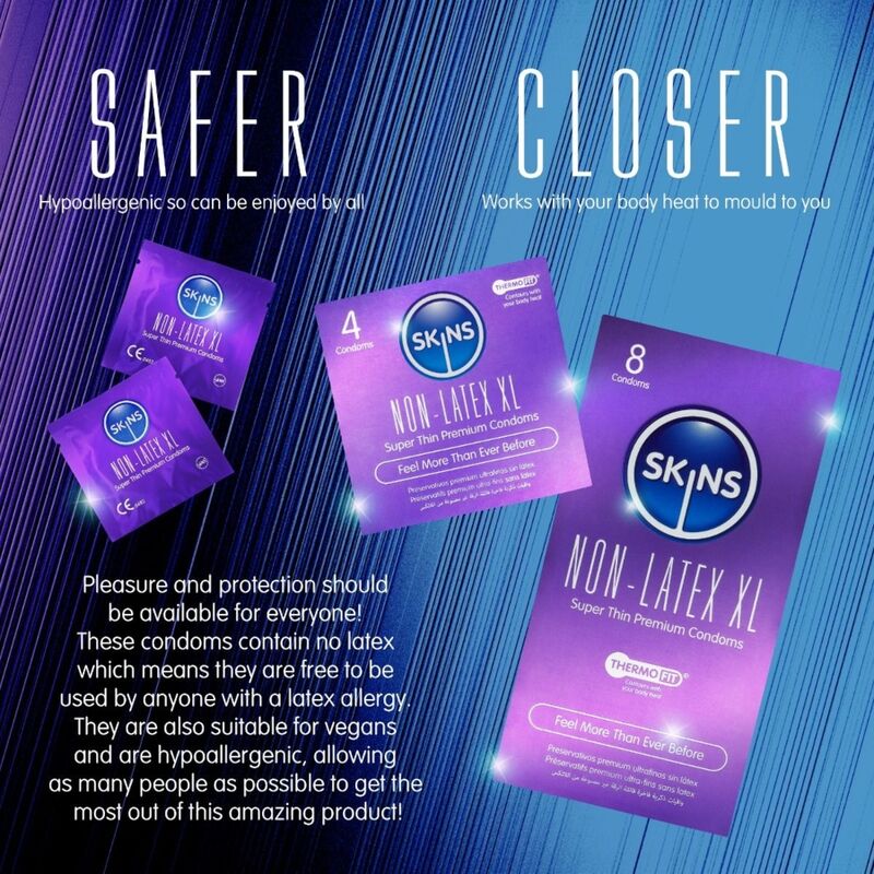 Skins Senza Lattice - Preservativi, kit da 3 - nella confezione