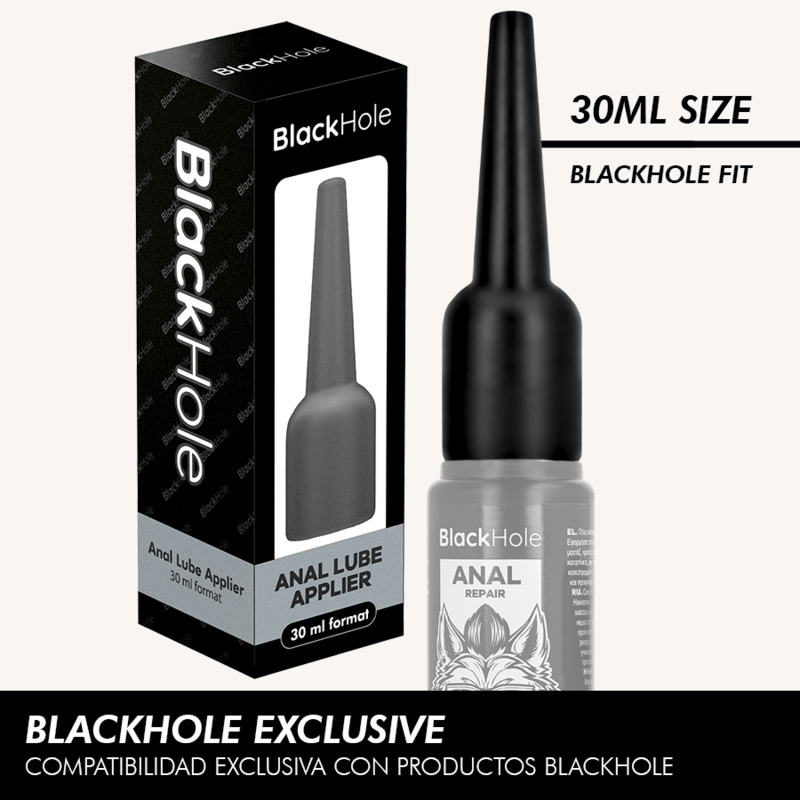 Black Hole Applicatore 30 ml - Lubrificante, kit da 3