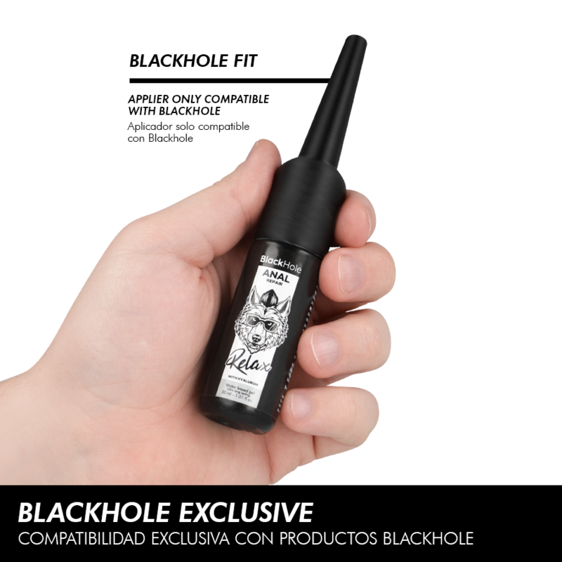 Black Hole Applicatore 30 ml - Lubrificante, kit da 3 - dettaglio