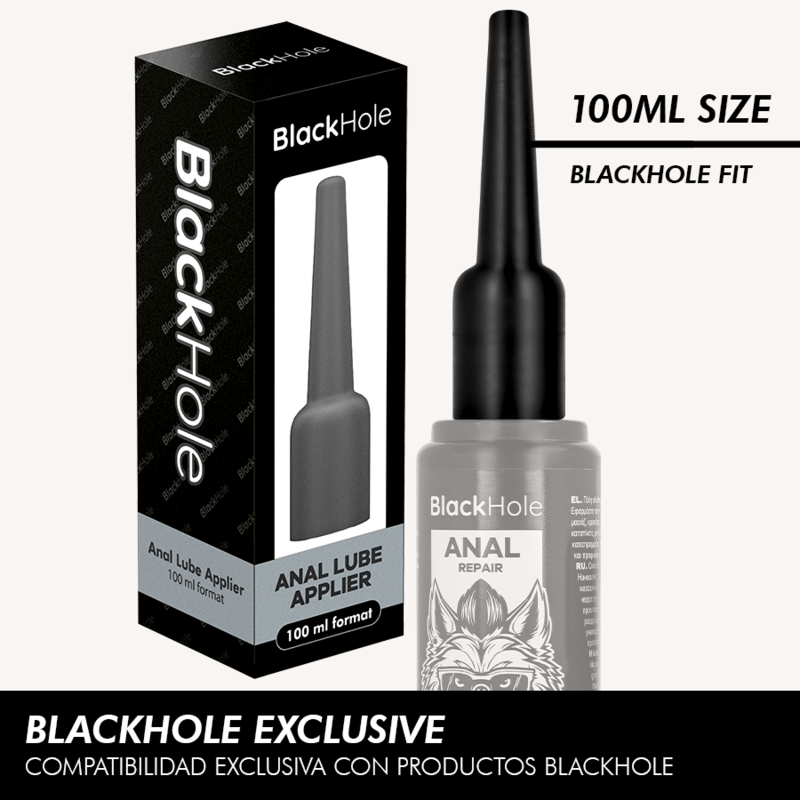 Black Hole Applicatore 100 ml - Lubrificante, kit da 3
