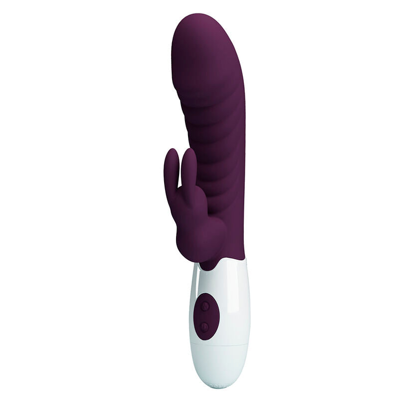 Pretty Love Naughty Bunny - Massaggiatore doppio, colore viola