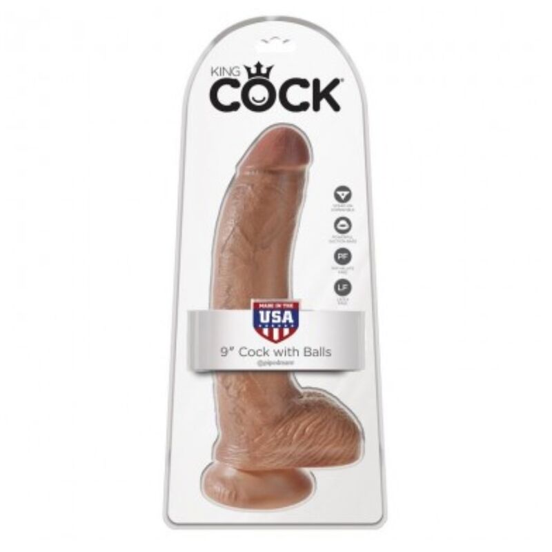 King Cock Testicoli 22 8 CM - Accessorio intimo - in mano per le dimensioni