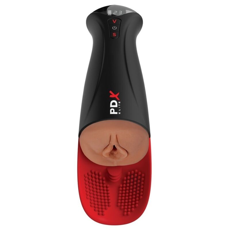 Pdx Elite Fap O Matic Pro - Dispositivo per uomo, colore automatico marrone 34 9 - vista laterale