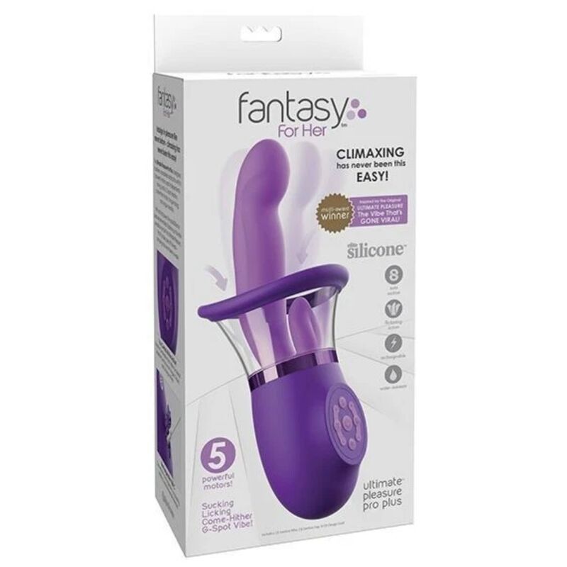 Fantasy For Her Ultimate Pleasure Pro Plus - Massaggiatore doppio - in mano per le dimensioni