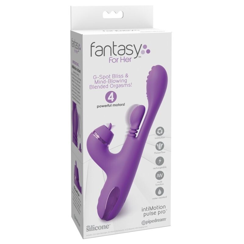 Fantasy For Her Ragazze Intimotion Pulse Pro Vibe - Massaggiatore doppio - vista laterale