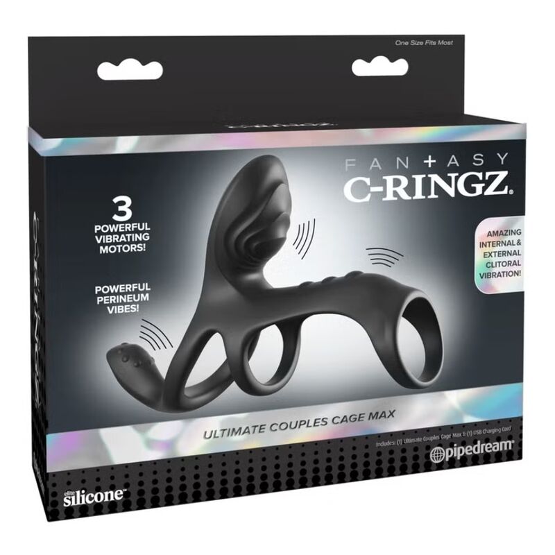 Fantasy C-Ringz Gabbia - Anello per uomo - in mano per le dimensioni