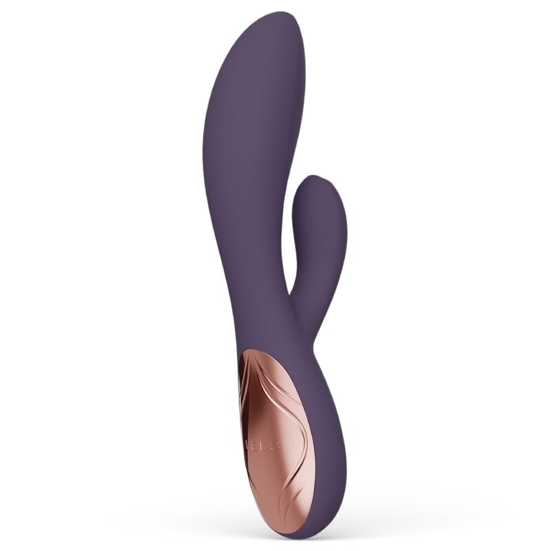 LELO Ina - Massaggiatore doppio, colore viola - vista laterale