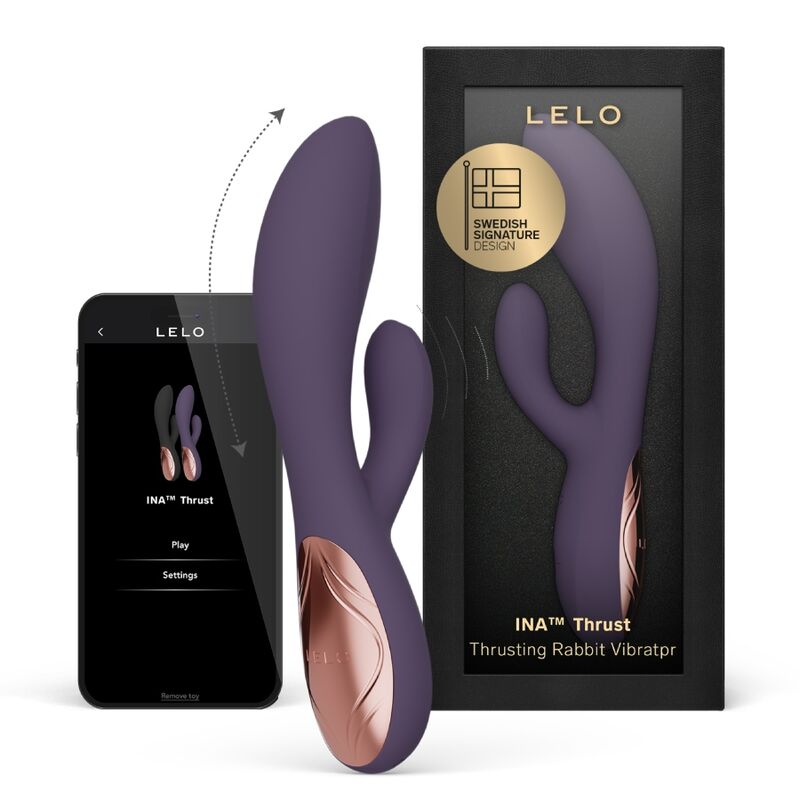 LELO Ina - Massaggiatore doppio, colore viola