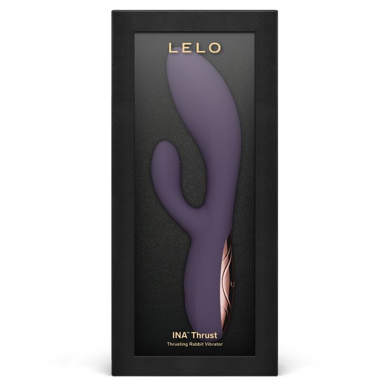LELO Ina - Massaggiatore doppio, colore viola - retro