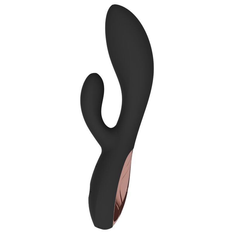 LELO Ina - Massaggiatore doppio, colore thrust nero - in mano per le dimensioni