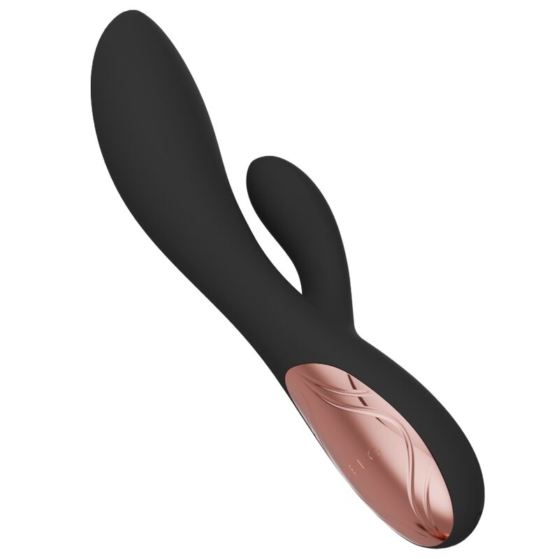 LELO Ina - Massaggiatore doppio, colore thrust nero - nella confezione