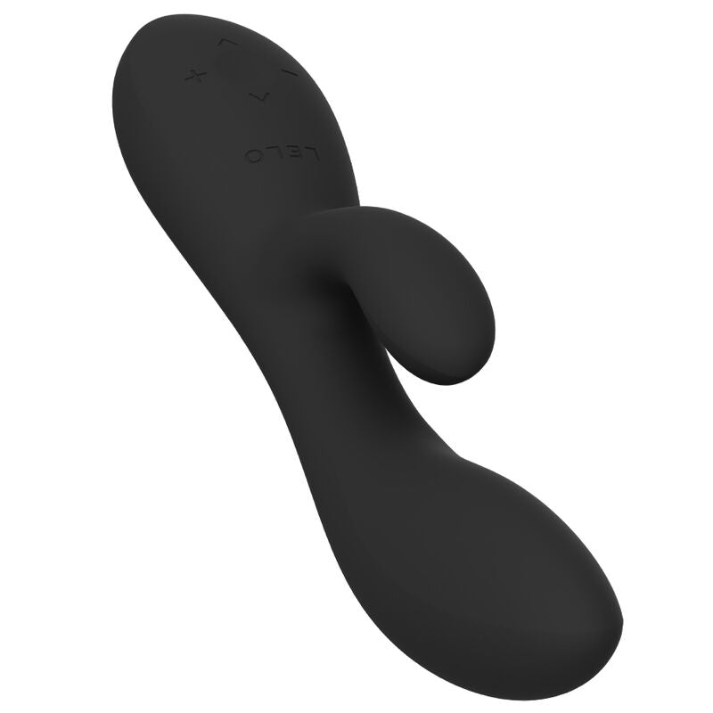 LELO Ina - Massaggiatore doppio, colore thrust nero - vista frontale