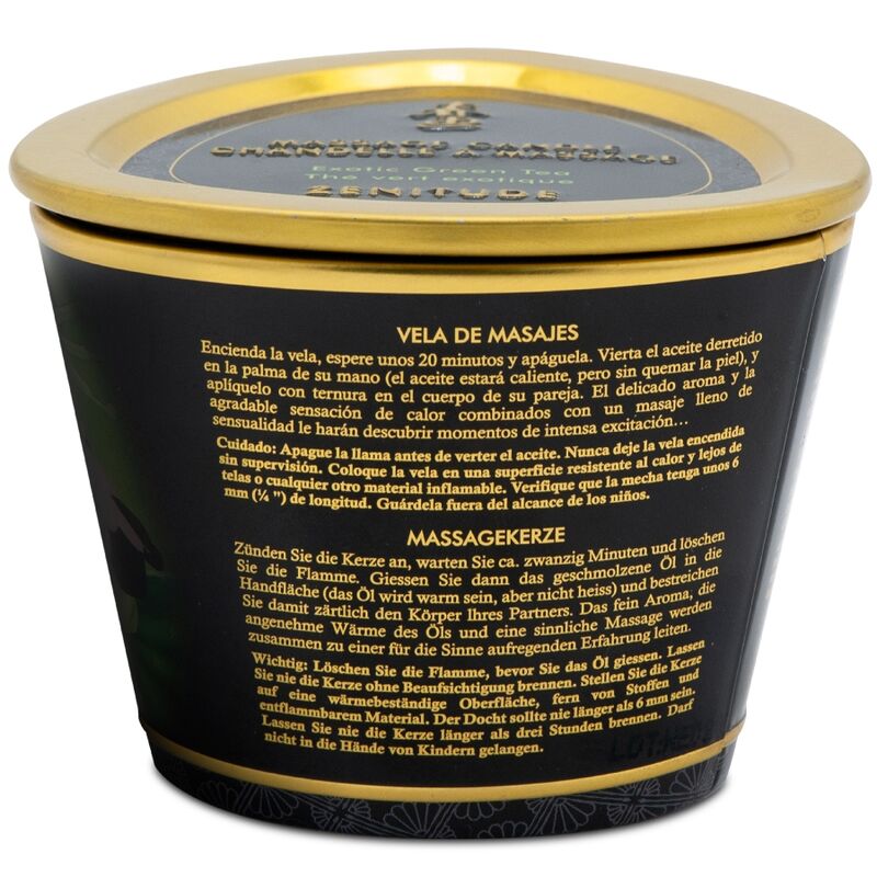 Shunga Candela 170 ml - Olio da massaggio, kit da 3, colore standard - nella confezione
