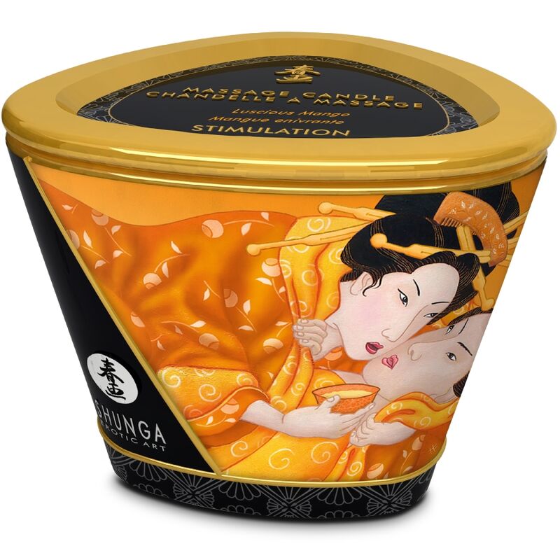 Shunga Candela 170 ml - Olio da massaggio, kit da 3, colore standard - dettaglio