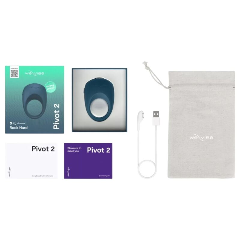 We-Vibe Pivot 2 WE Connect - Anello per uomo - in mano per le dimensioni
