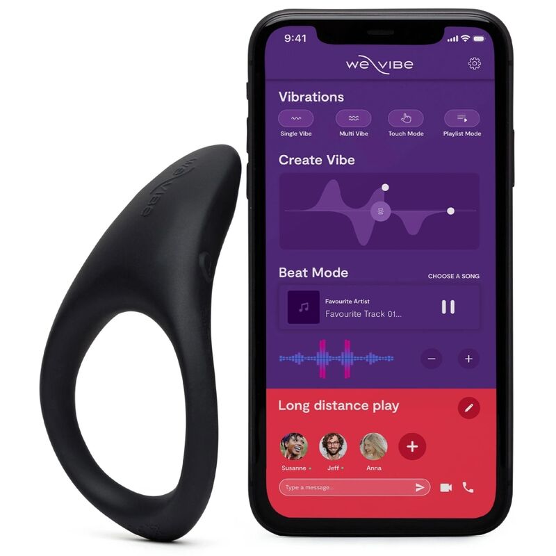 We-Vibe Verge 2 WE Connect - Anello per uomo - vista laterale