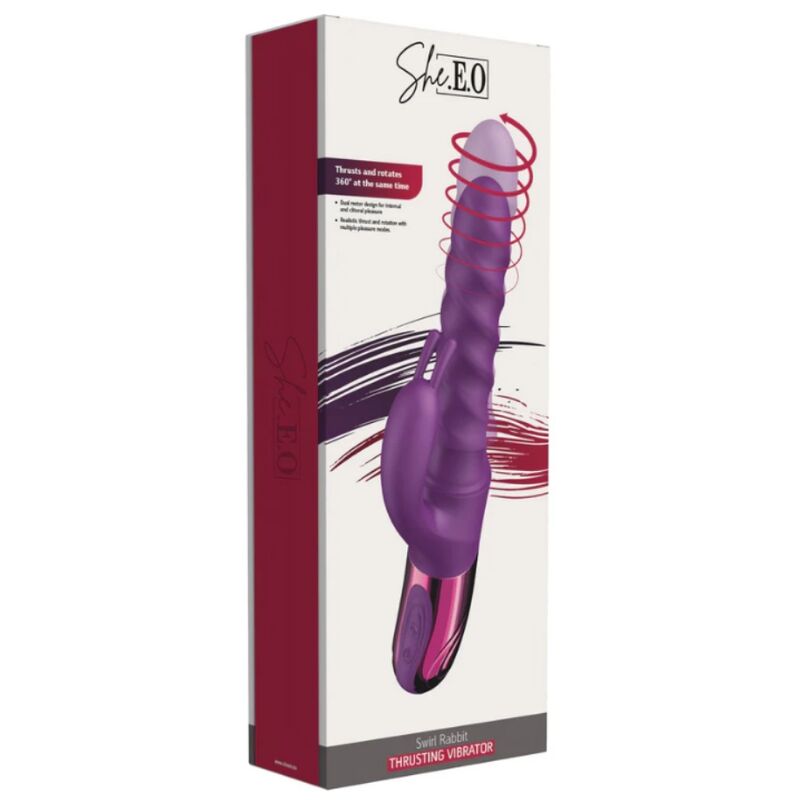 She.E.O Spirale - Massaggiatore doppio - nella confezione