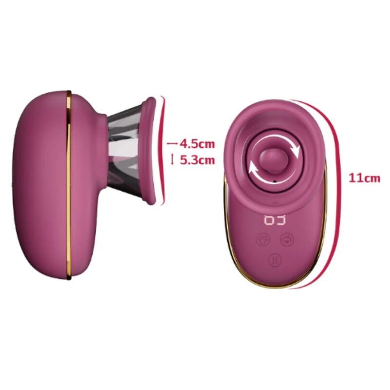She.E.O Automatica - Massaggiatore esterno - in mano per le dimensioni