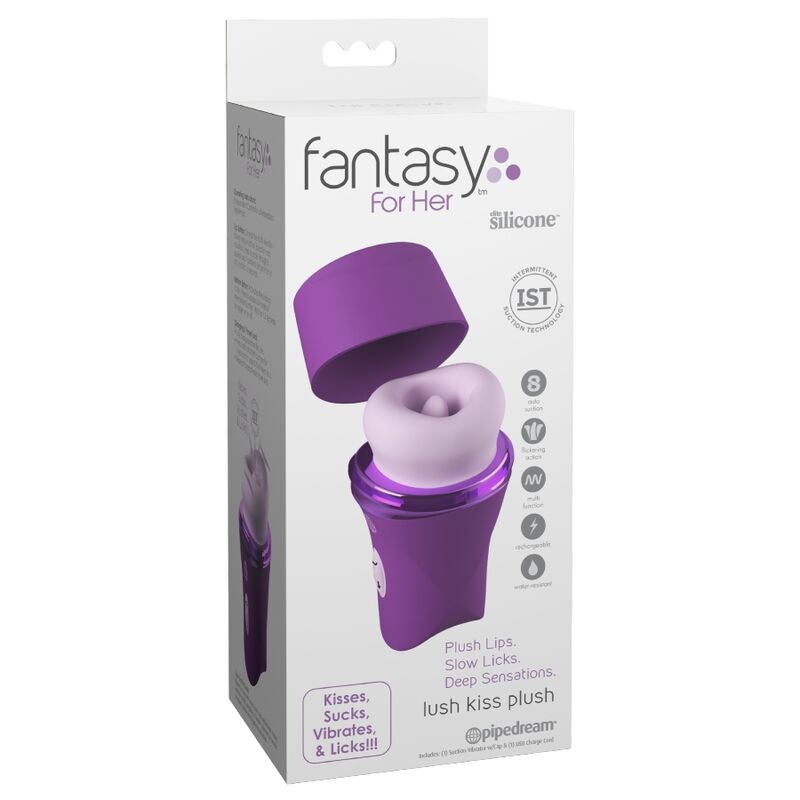 Fantasy For Her Lush Kiss Peluche - Massaggiatore esterno - retro