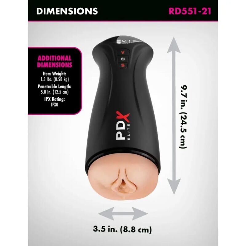 Pdx Elite Aspirazione - Dispositivo per uomo - retro