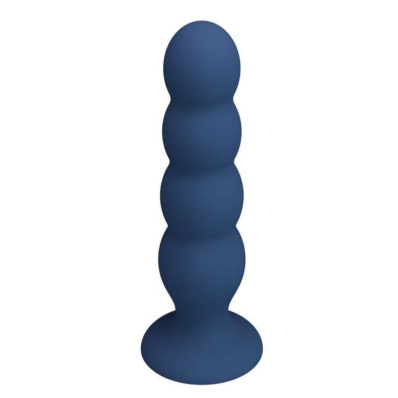 Mr Play Plug - Accessorio intimo, colore 4 sfere metalliche ventosa blu - nella confezione