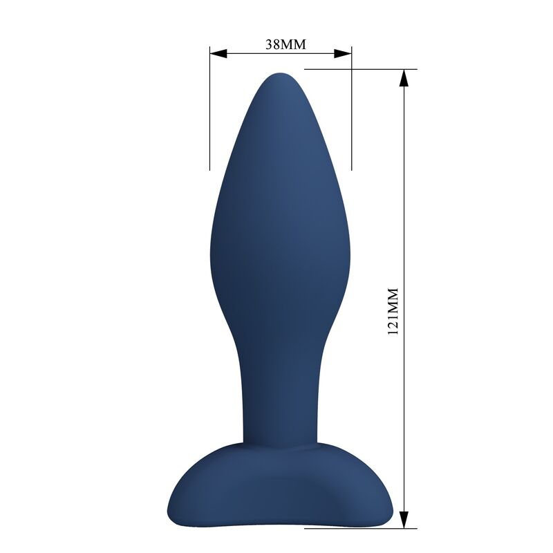 Mr Play Plug Conico - Accessorio intimo - vista laterale