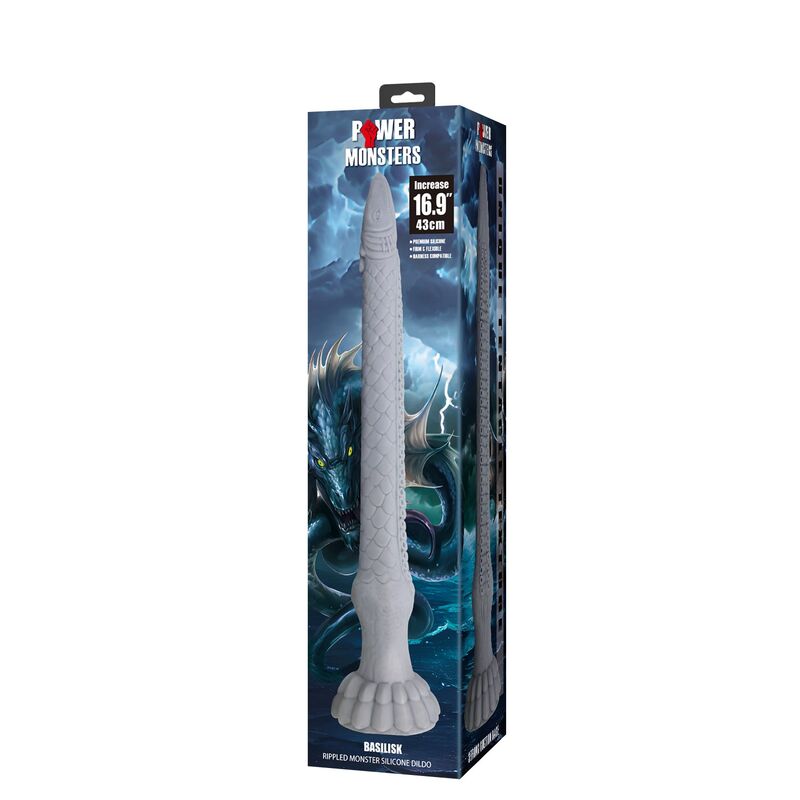 Power Monsters Basilisk Fantasy 43 CM Ø 5 CM - Accessorio intimo - dettaglio