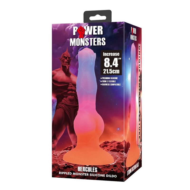 Power Monsters Hercules Fantasy 21 5 CM Ø 5 CM - Accessorio intimo - vista laterale