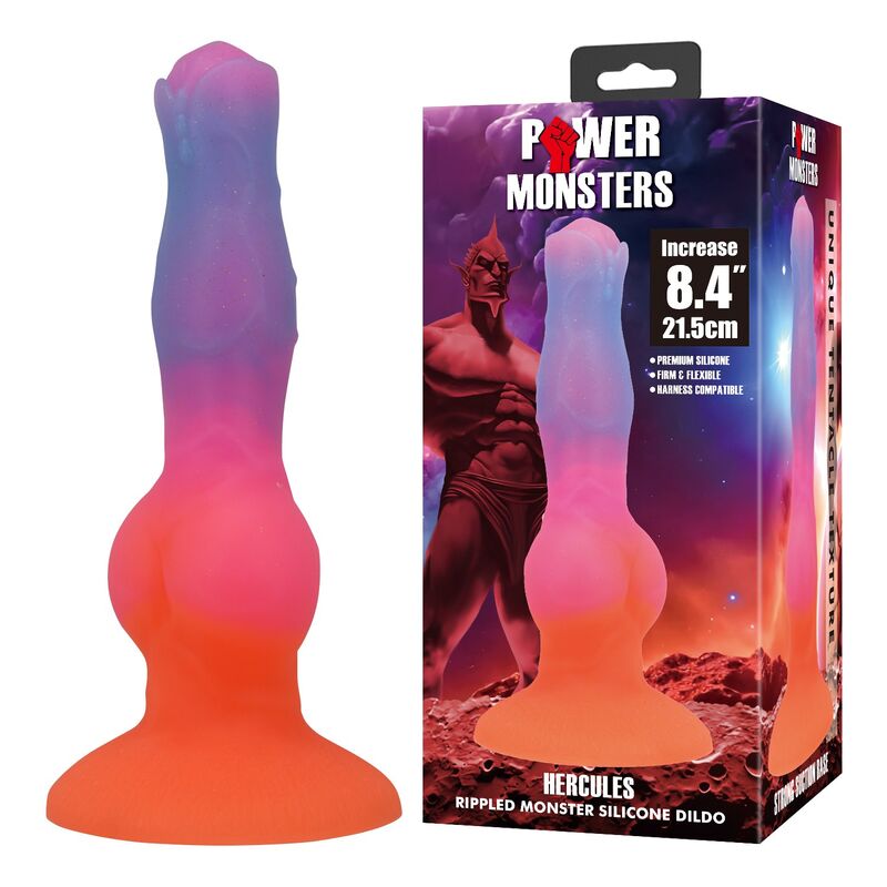 Power Monsters Hercules Fantasy 21 5 CM Ø 5 CM - Accessorio intimo - vista laterale