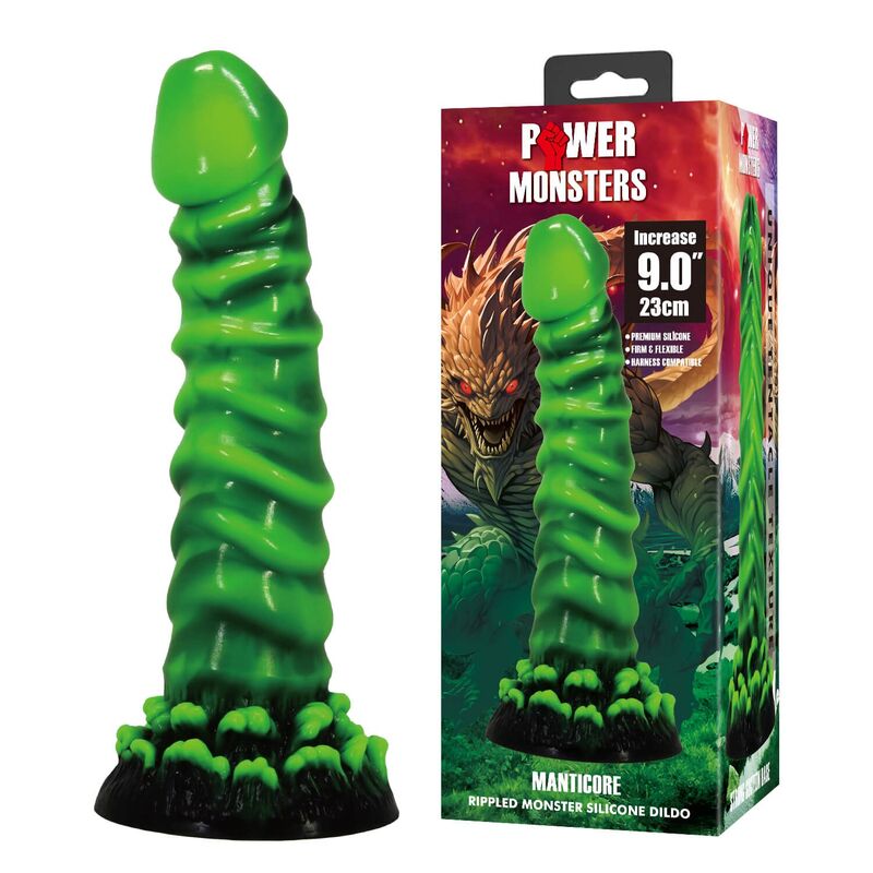 Power Monsters Manticore Fantasy 23 CM Ø 5 CM - Accessorio intimo - vista frontale