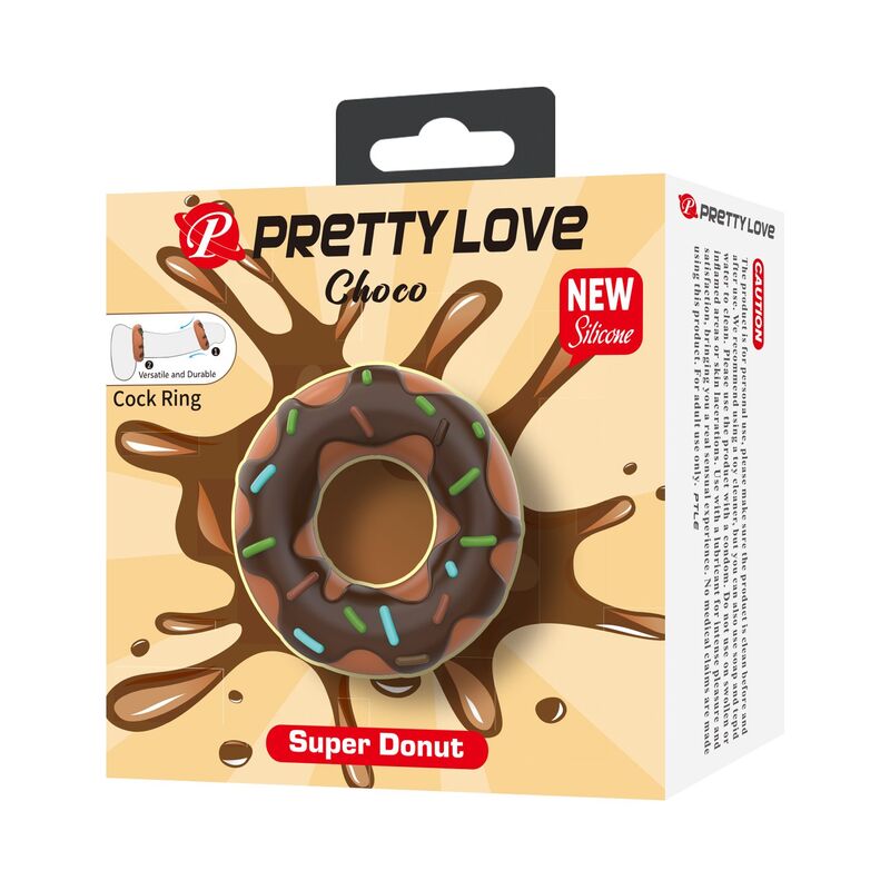 Pretty Love Super Ciambella Marrone - Anello per uomo - vista frontale